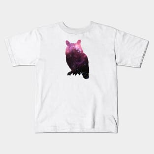 Galaxy Owl Kids T-Shirt